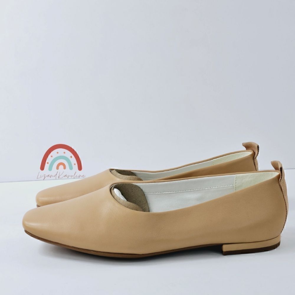 New! Franco Sarto Vana Leather Ballet Flat - Picture 5 of 13